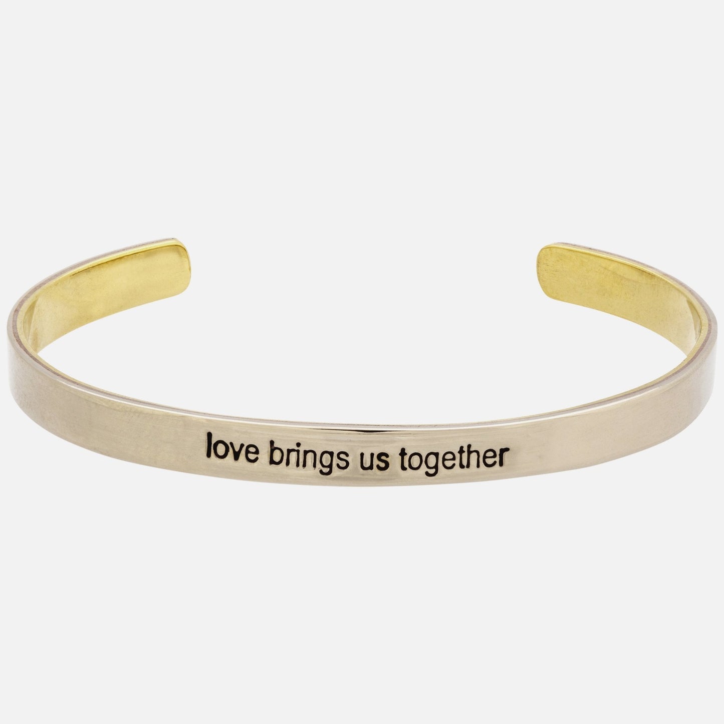 Together Mixed Metals Cuff Bracelet