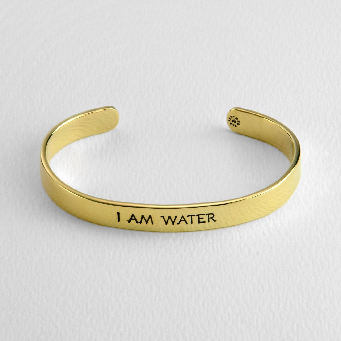 I Am Water 6.5mm Astrology Cuff Bracelet