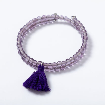 Taj Tassel Glass Bead Bracelet