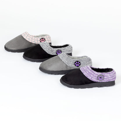 Purple Paw Comfy Clog Slippers