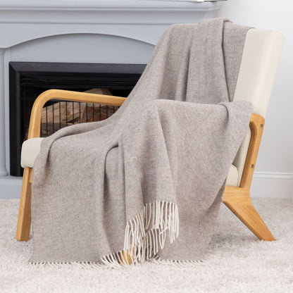 Ukrainian 100% Merino Wool Throw Blanket