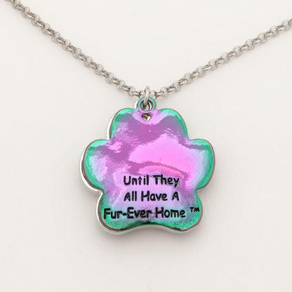 Fur-Ever Home Paw Charm Necklace