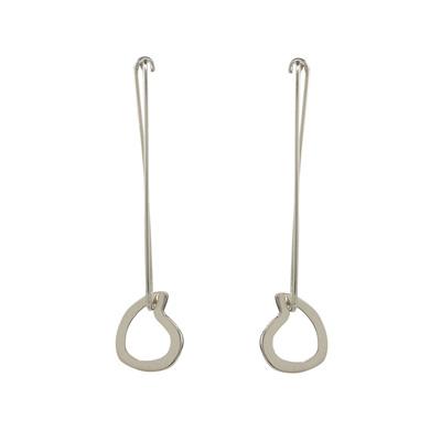 Enchanting Sterling Silver Long Earwire Earring