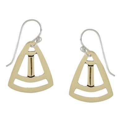 Ztepos Brass Earrings