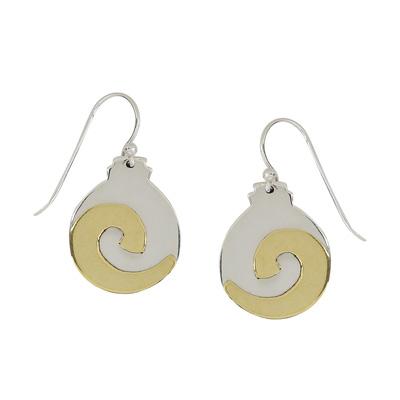 Swirl Cloud Sterling Silver Earrings