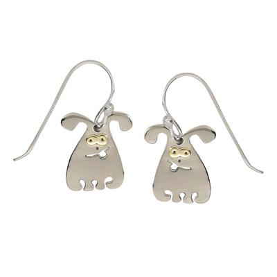 Bunnzog Emoti Silver Wire Earring