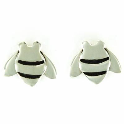 Bee Sterling Silver Post Earring