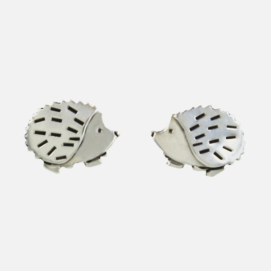 Hedgehog Sterling Silver Post Earring