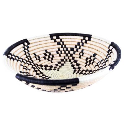 12 Inch Agaseke Woven Bowl Basket