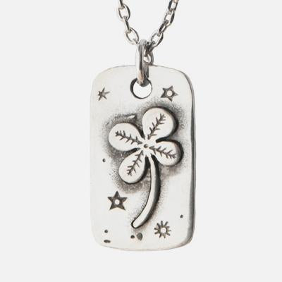 PROMO - Four Leaf Clover Pewter Necklace