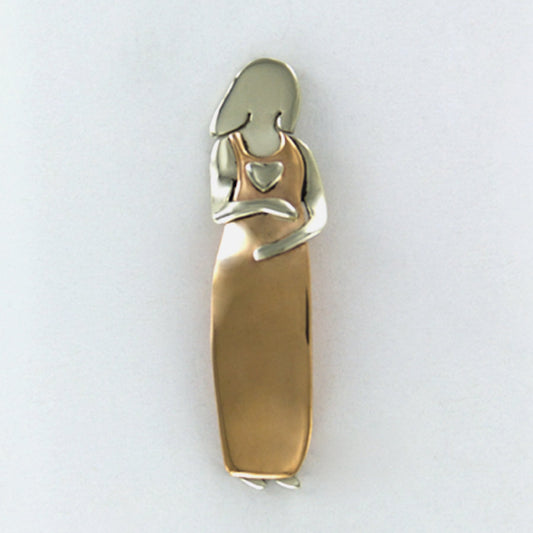 Expecting Mother Mixed Metals Pin