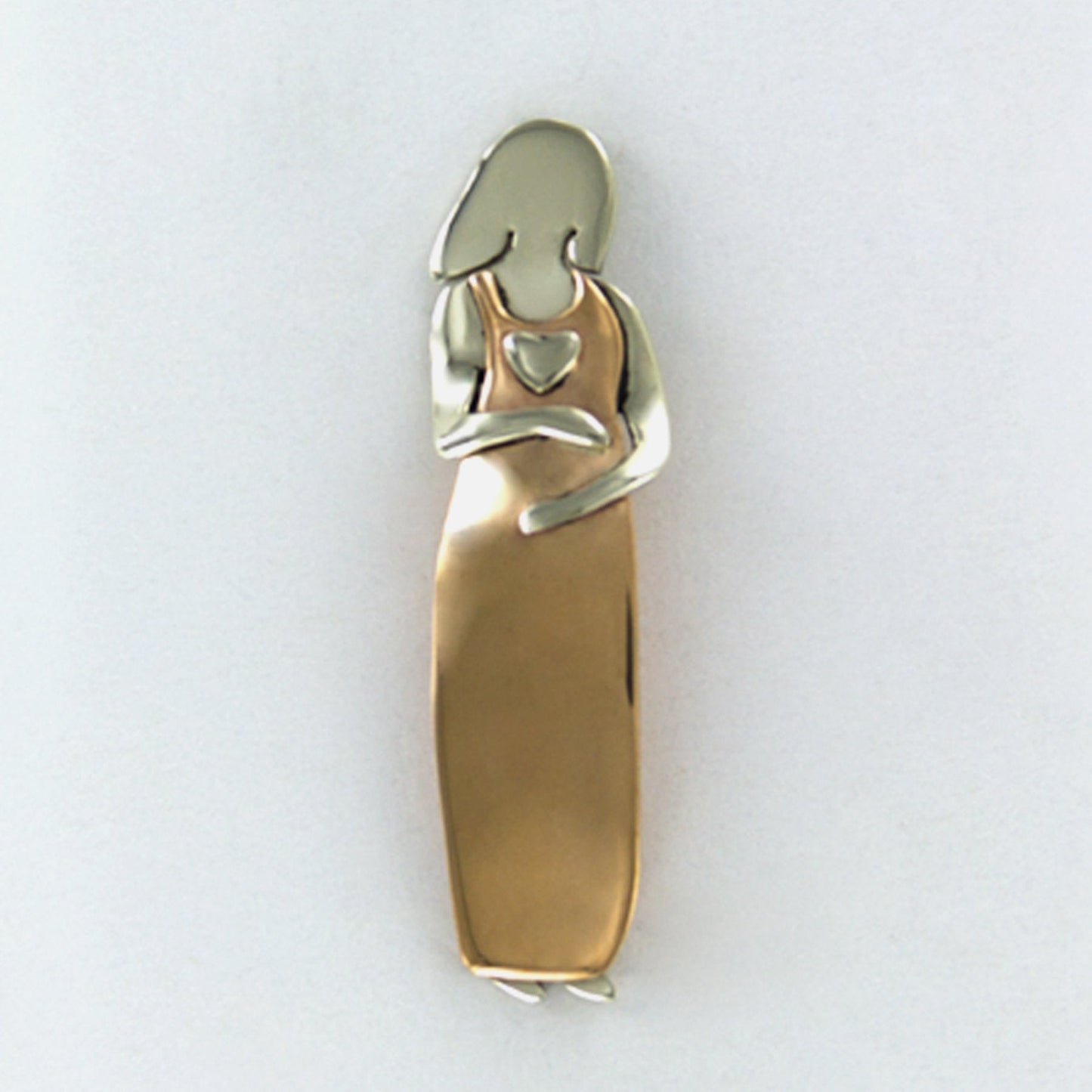 Expecting Mother Mixed Metals Pin