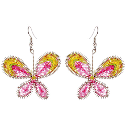 Art Of Thread Butterfly Earrings