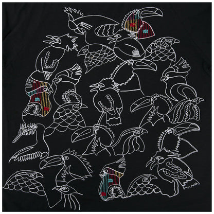 Birds Of Paradise Embroidered Top