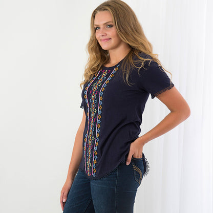 Center Lane Beaded Top