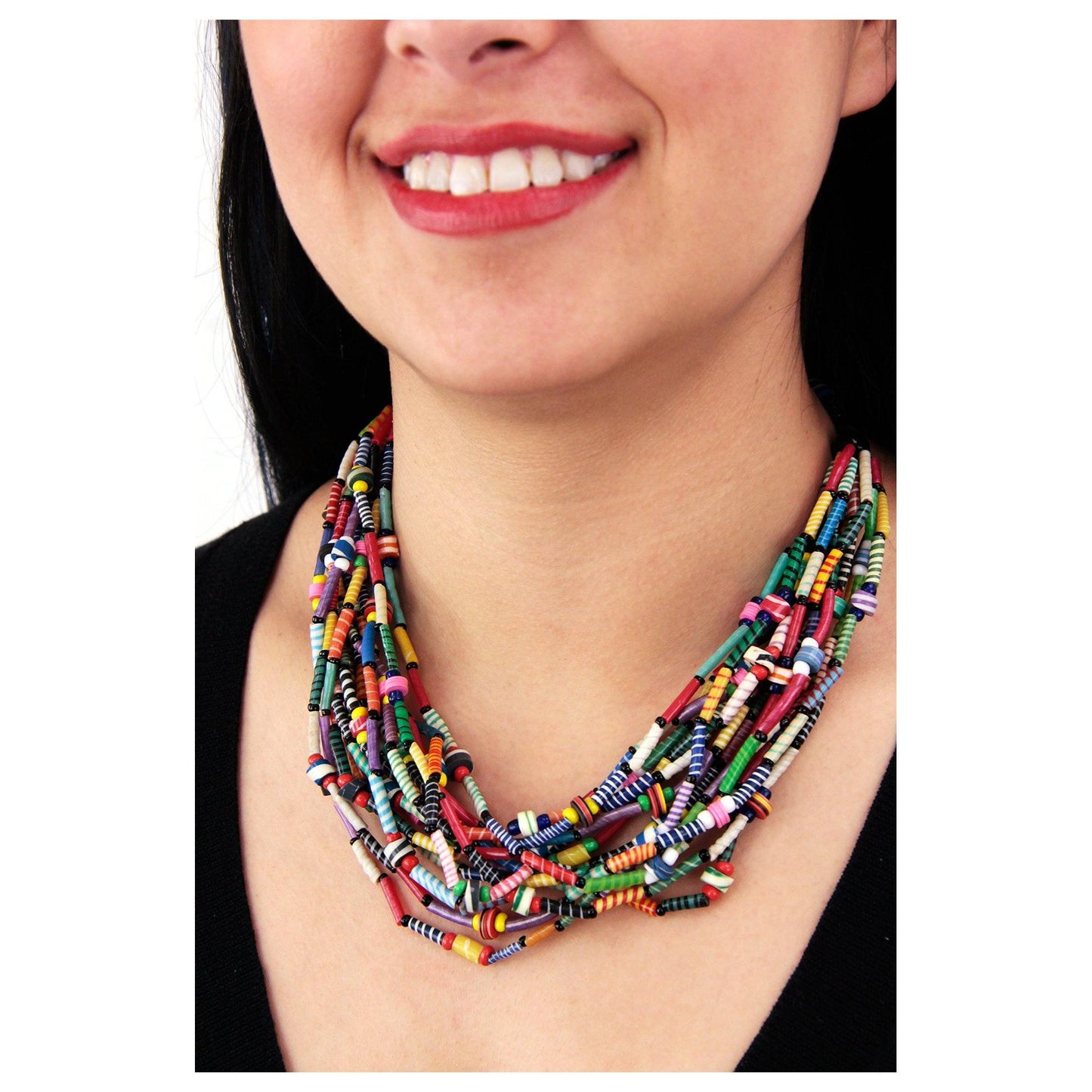 Colors Of Mali Recycled Necklace