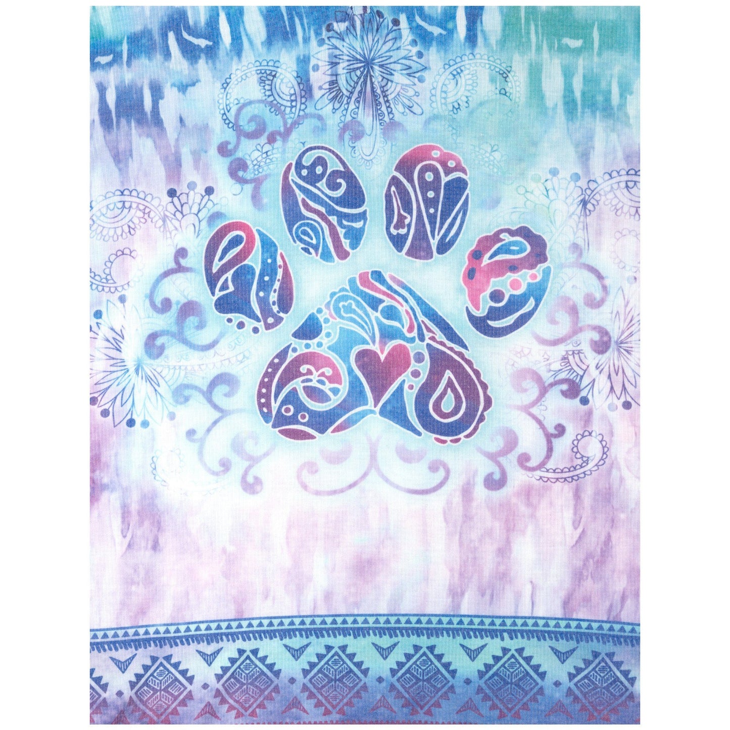 Cosmic Dreams Paw Print Lightweight Hoodie