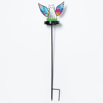 Pets & Angels Colorful Mosaic Solar Garden Stake Light