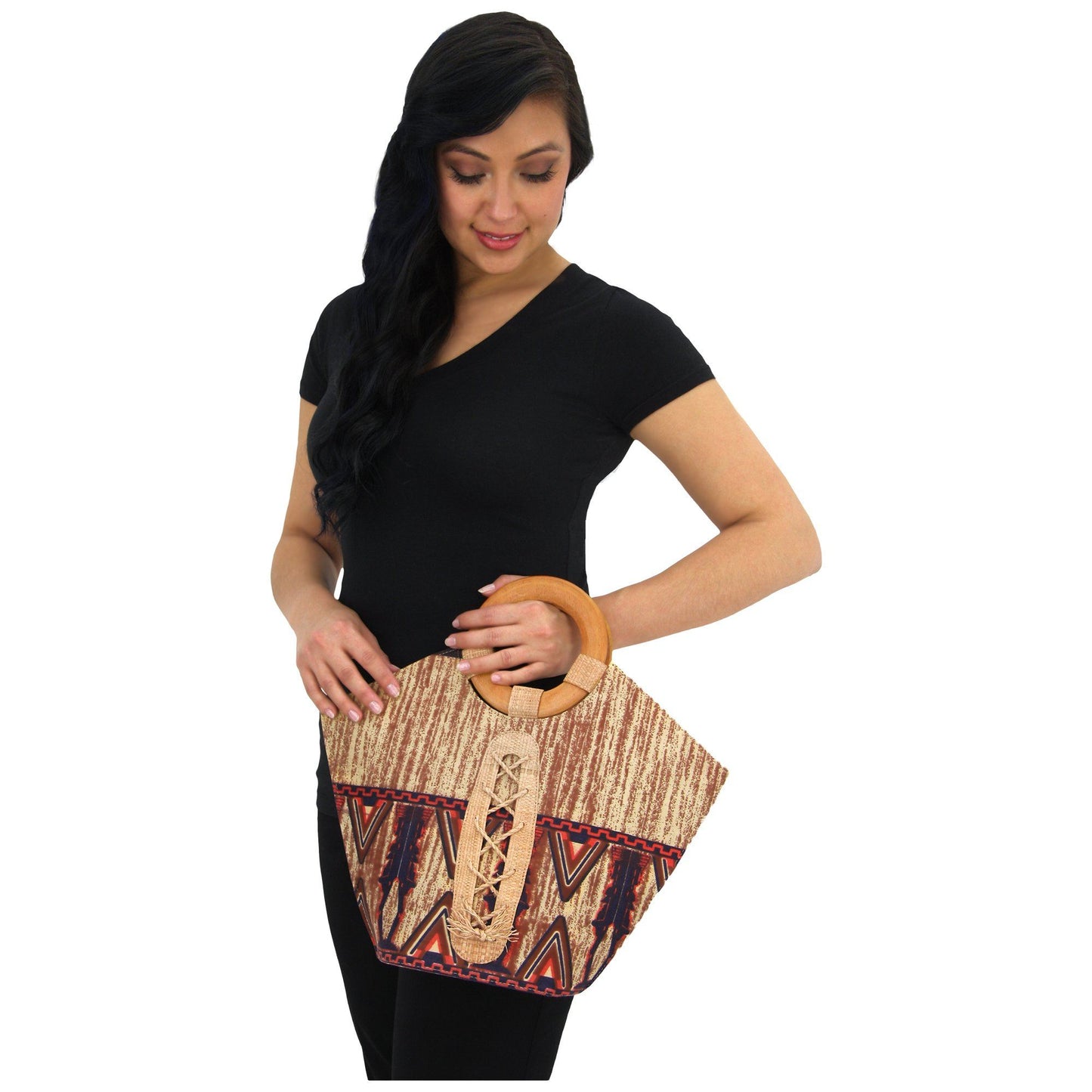 Dina Raffia Bag