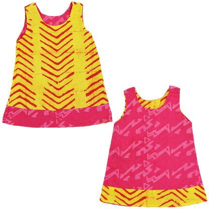 Ghana Batik Girls' Reversible Dress