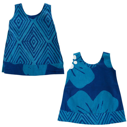 Ghana Batik Girls' Reversible Dress