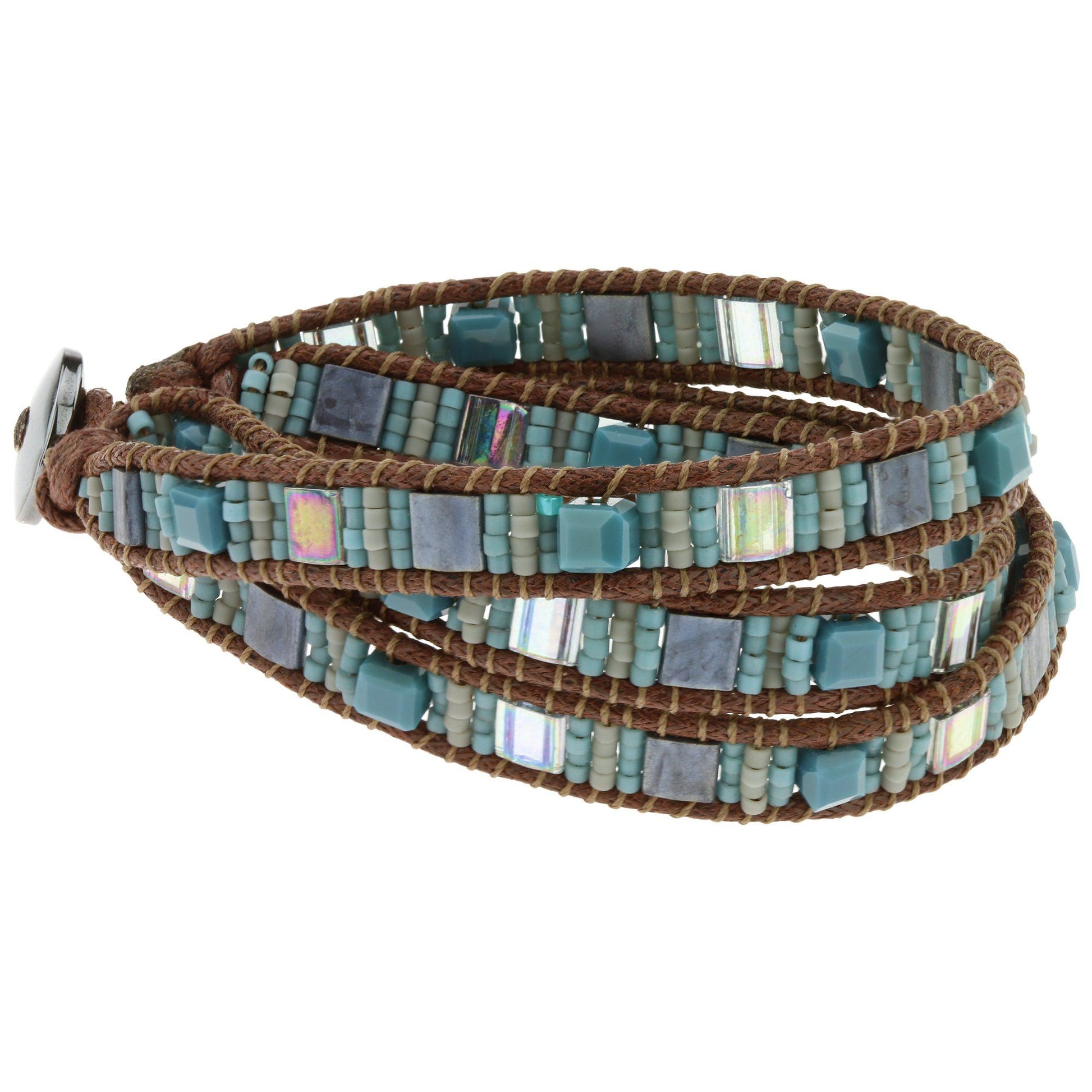 Guatemalan Glass Tile Bracelet