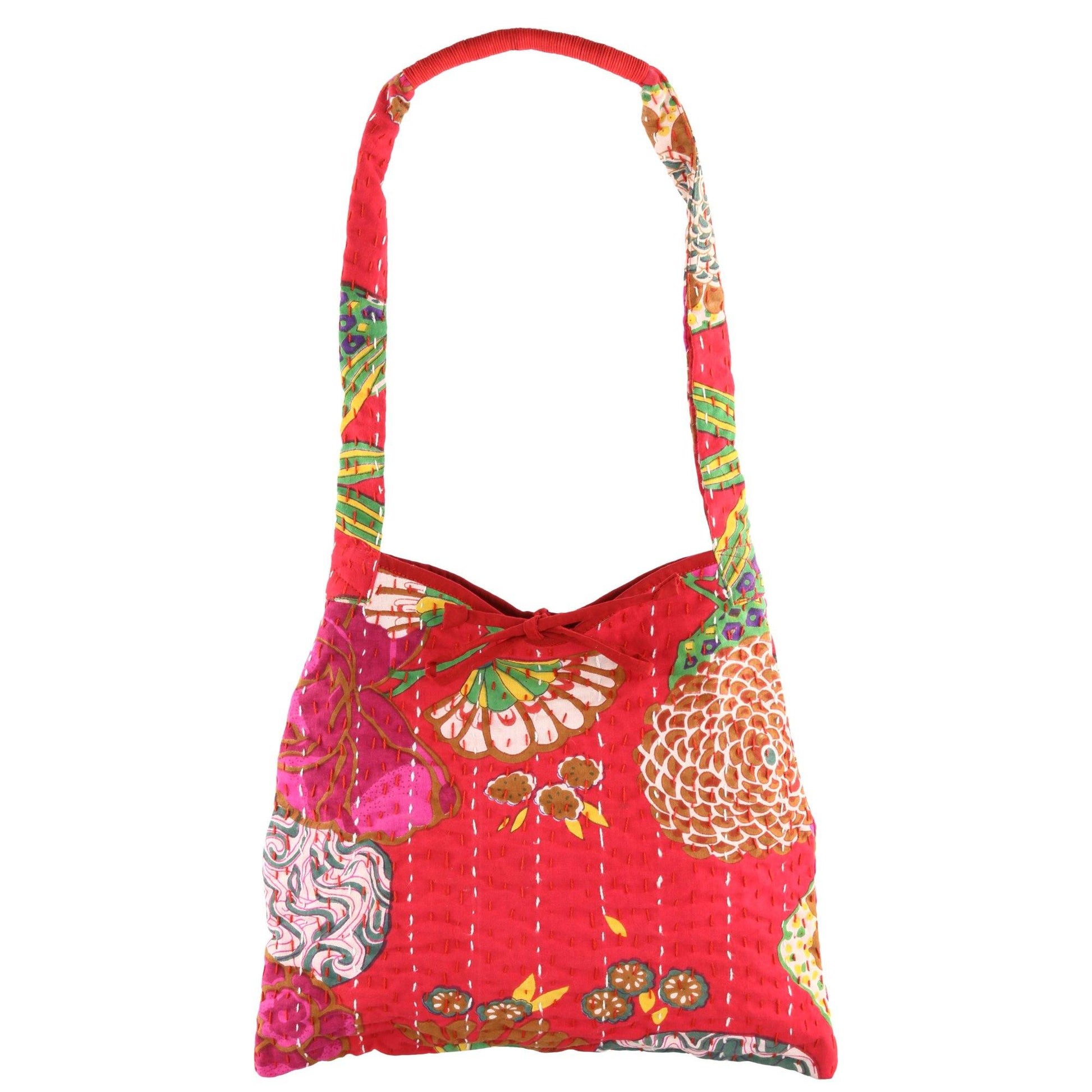 Hand Stitched Kantha Hobo Bag