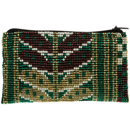 Highlands Botanical Beaded Coin Purse