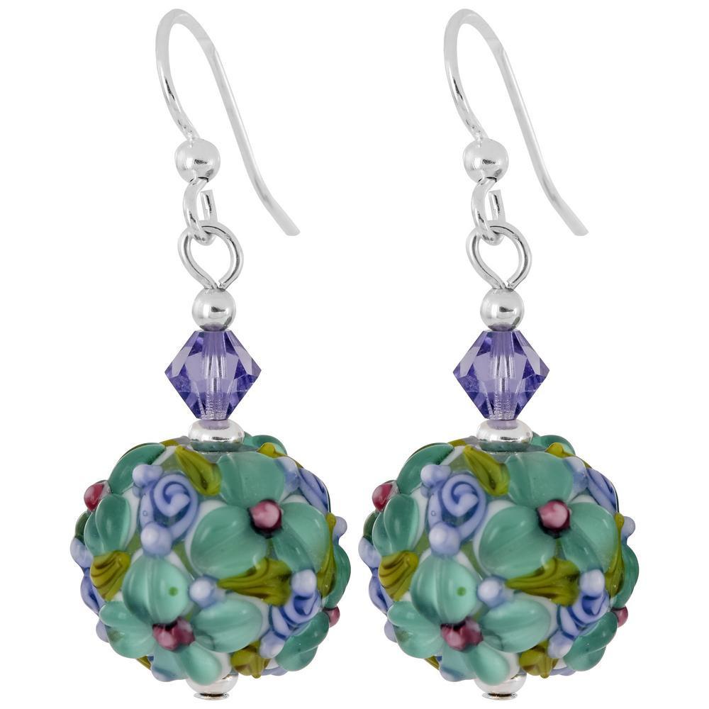 Lampwork Glass Bead Earrings