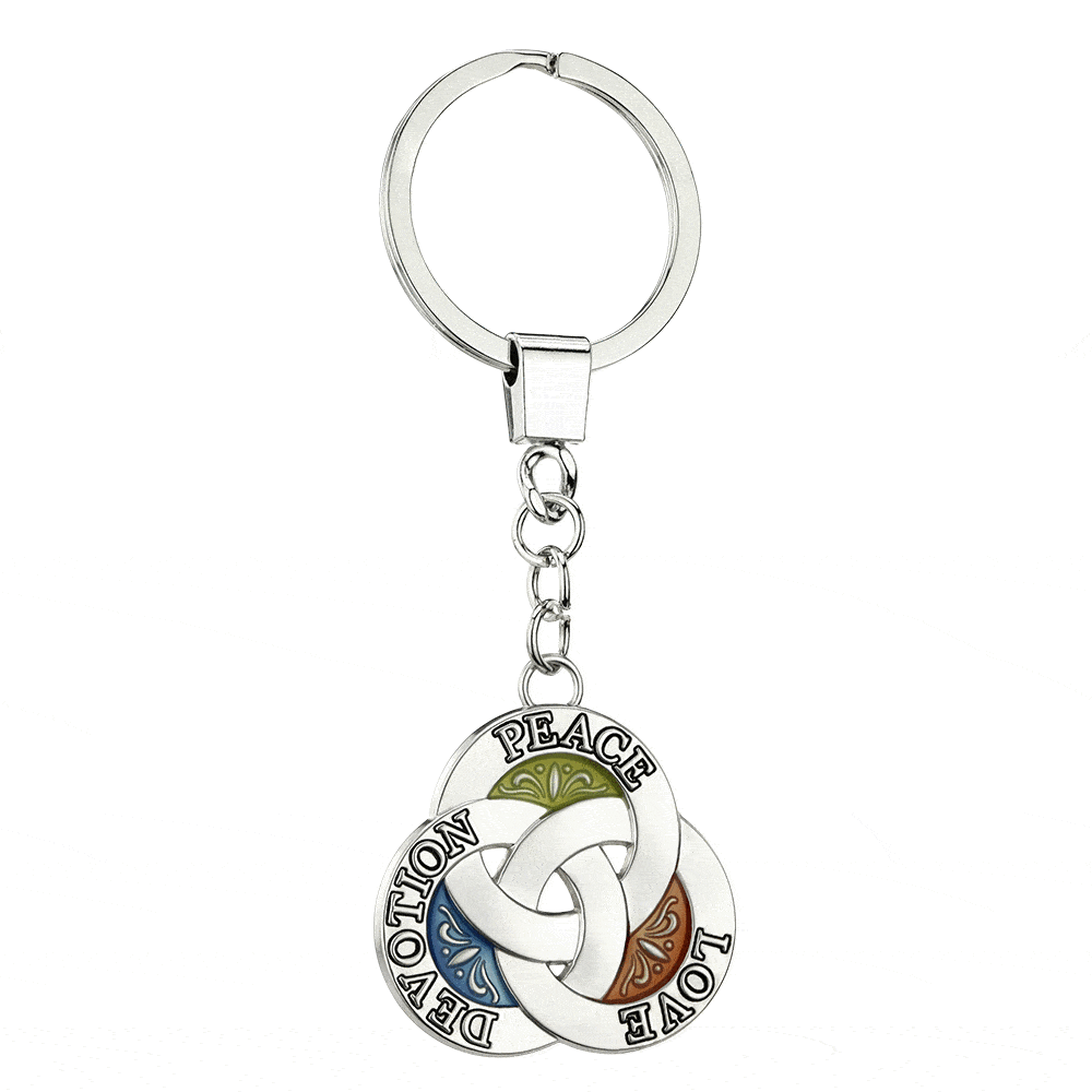 Love Devotion Peace Keychain