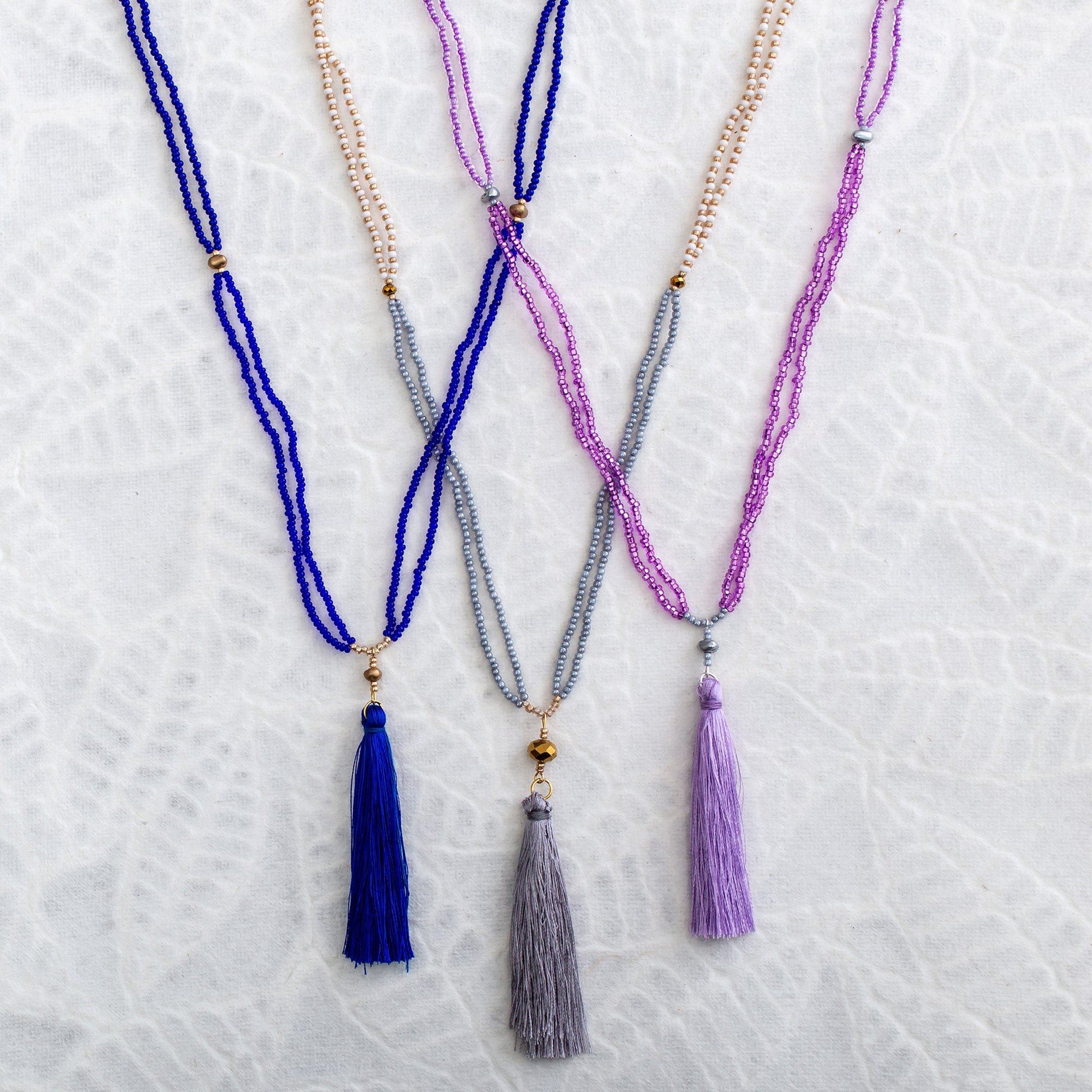 Ombre Tassel Necklace