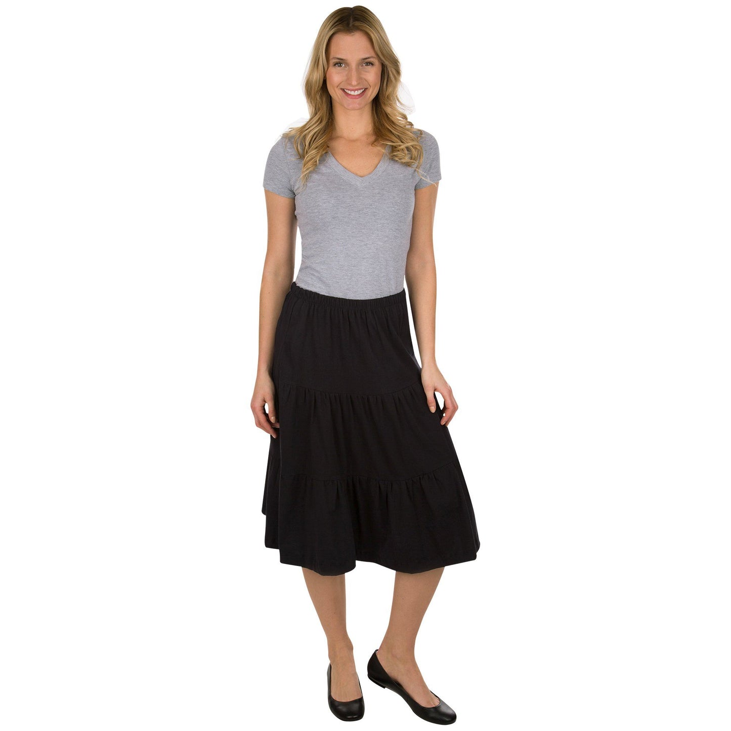 Organic Tiered Travel Skirt