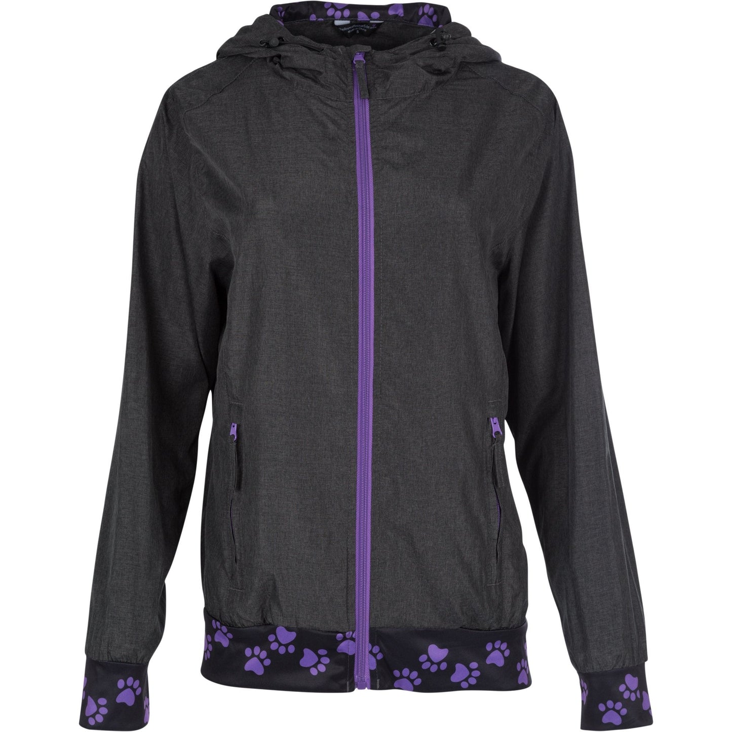 Paw Print Lightweight Hooded Jacket