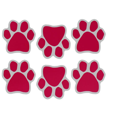 Paw Print Mini Car Magnets Set