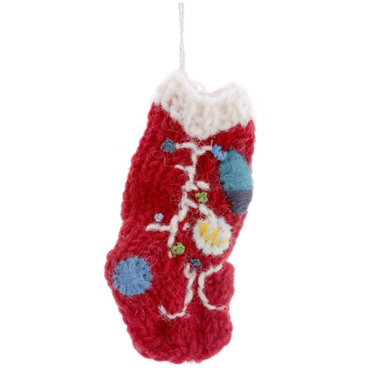 Promo - PROMO - Christmas Lights Stocking Ornament