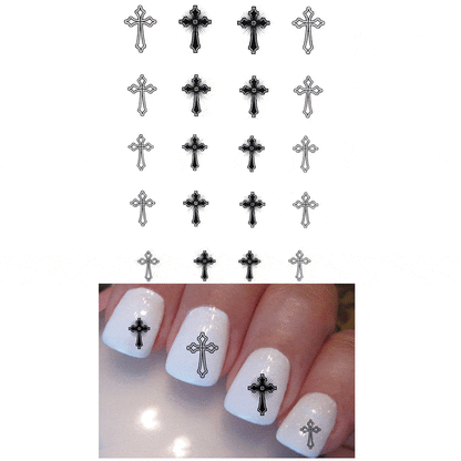 Cross Nail Art