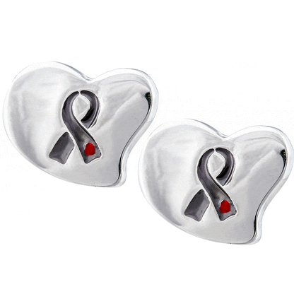 Diabetes Awareness Heart Earrings!