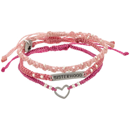 Sisterhood Woven Bracelet Set