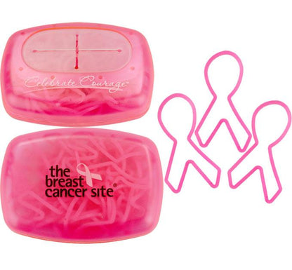 Stow-n-Go Pink Ribbon Rubber Bands - Set Of 30