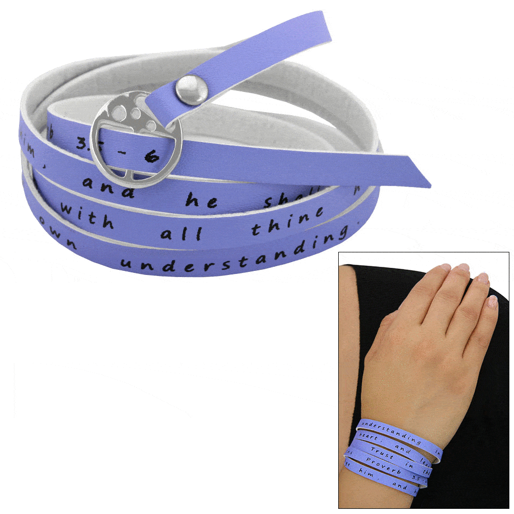 Trust In The Lord Wrap Bracelet