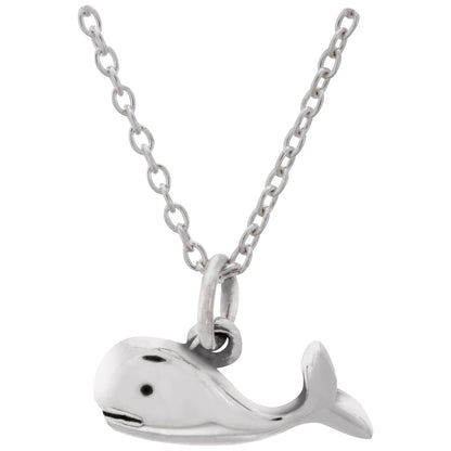 Whale You Be Mine Sterling Necklace