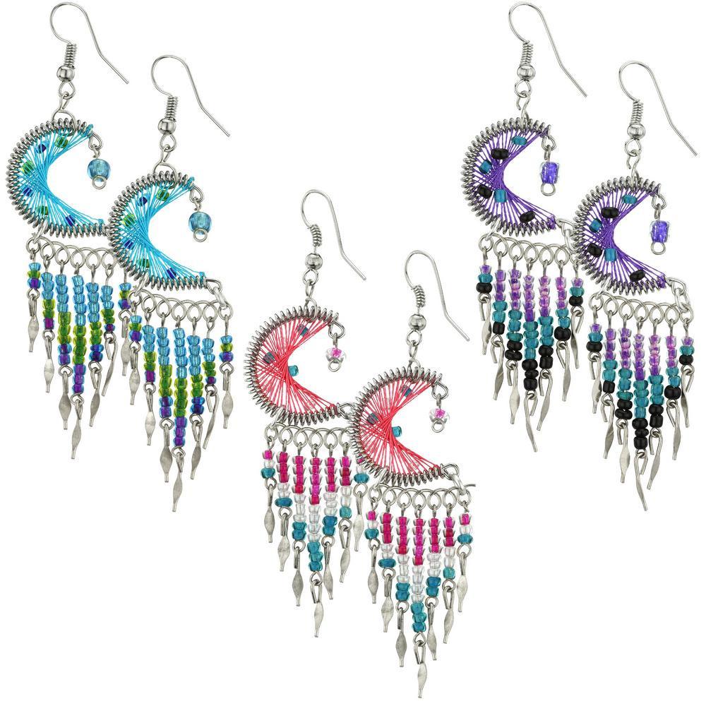 Wish Upon A Star Peruvian Thread Earrings