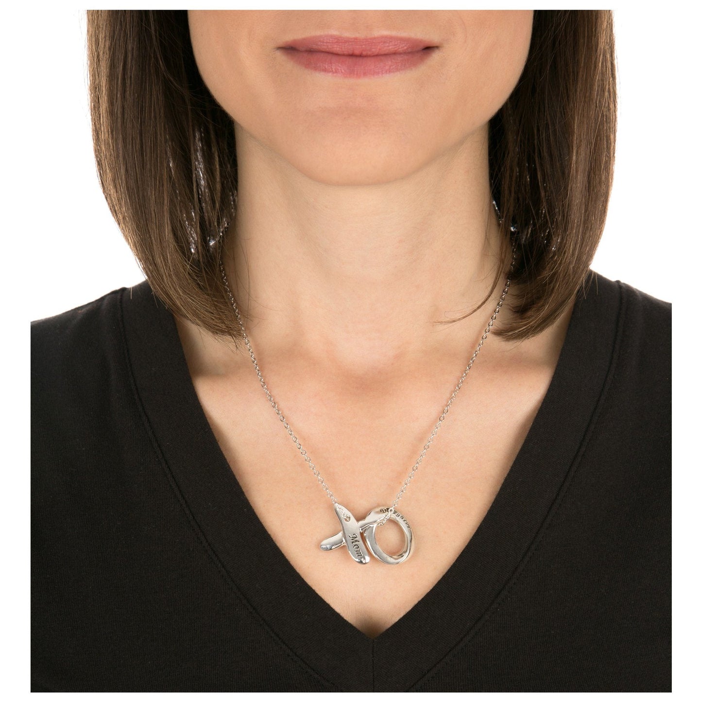 XO Mother Daughter Necklace