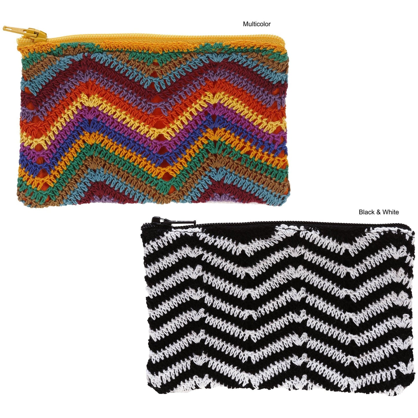 Zig Zag Crochet Coin Purse