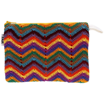 Zig Zag Crochet Pouch