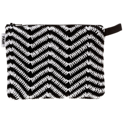 Zig Zag Crochet Pouch