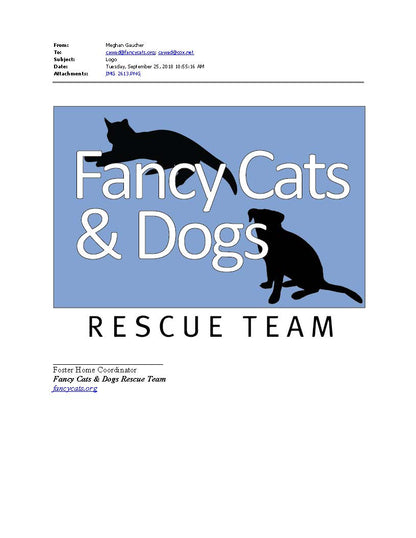 Fancy Cats & Dogs Rescue Team in Fairfax, 511 | Clear The Shelters 2022 image