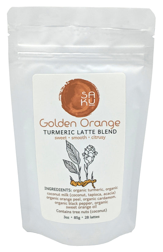 SAKU  - Golden Orange - Turmeric Latte Blend