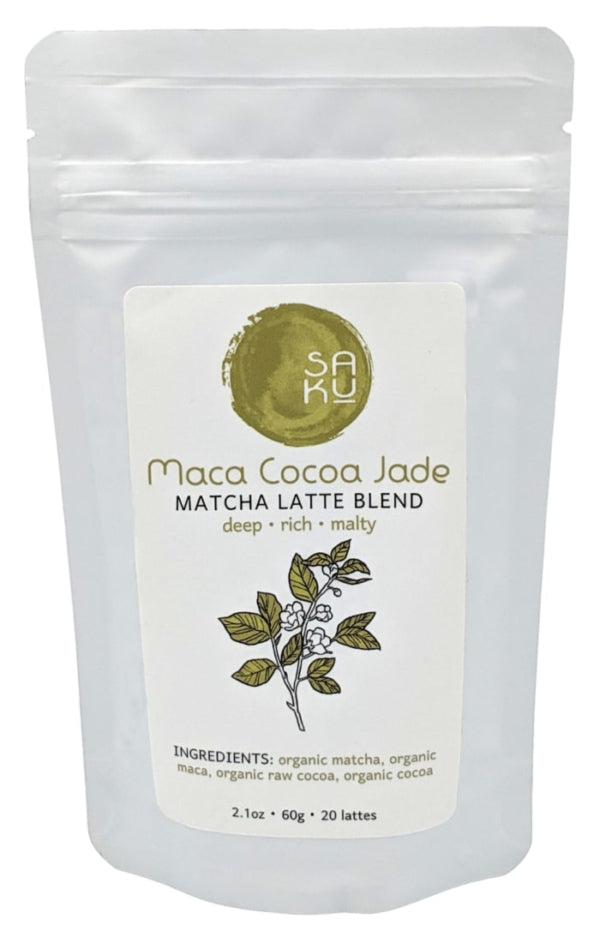 SAKU - Maca Cocoa Jade - Matcha Latte Blend