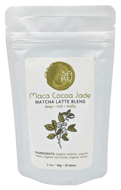 SAKU - Maca Cocoa Jade - Matcha Latte Blend